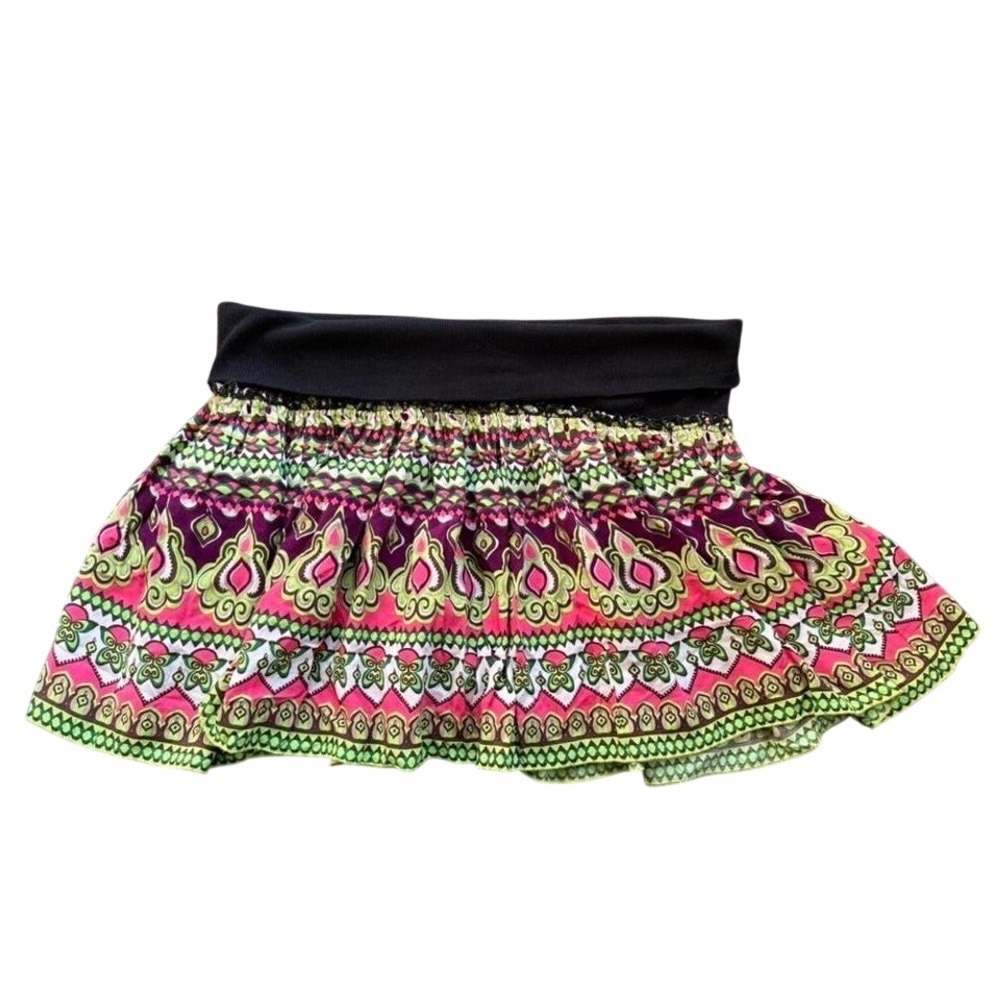 Rampage multicoloured‎ mini skirt. Size L